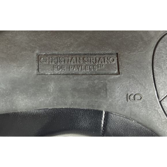 Stiletto Studded 4" Heels 9 Pointed Toe Black Rockstud Christian Siriano Habit - Picture 9 of 13